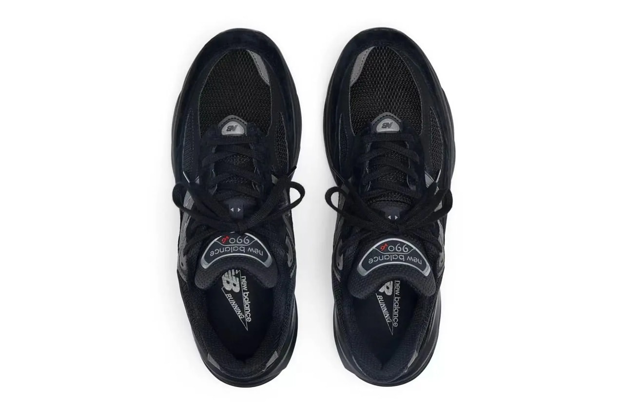 ニューバランス 990v6からクラシックなカラーリングの新作 トリプルブラックが登場 new balance 990v6 triple all black sneakers official release date info photos price store list buying guide