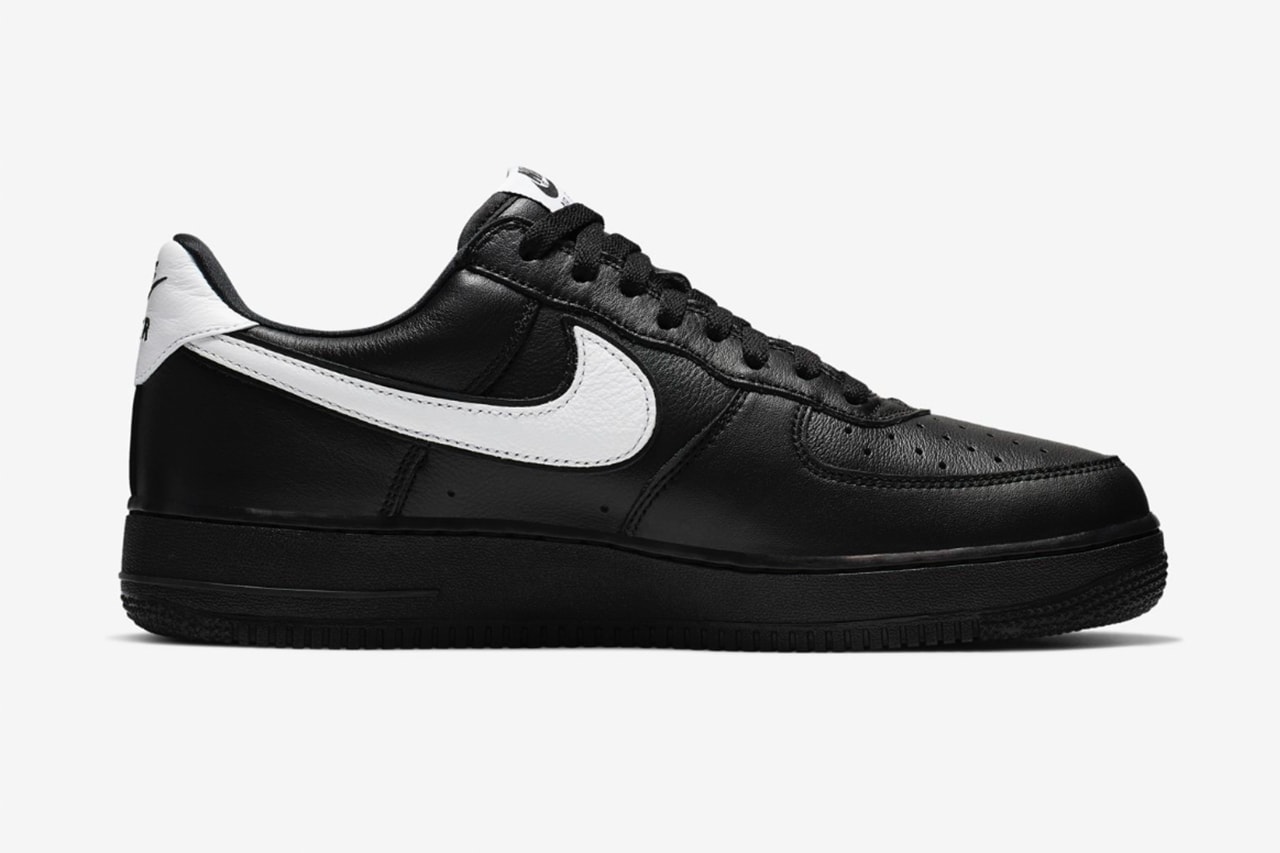 ナイキ エアフォース1 ローからシンプルなカラーリングのブラックアンドホワイトが再登場 nike air force 1 low black and white release info